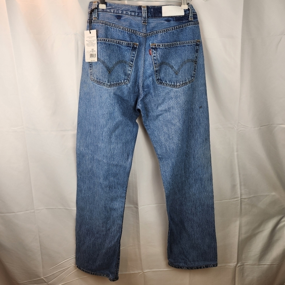 Re/done x Levi's high rise loose jeans size 28 BNWT - Picture 10 of 16